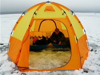 Необходимость палатки для зимней рыбалки