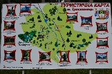 Туристическая карта города Тростянец