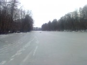 Вид затона Старый Олдыш зимой