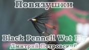. Black Pennell Wet Fly