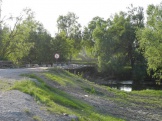 Старый мост в селе Каменное на реке Псел