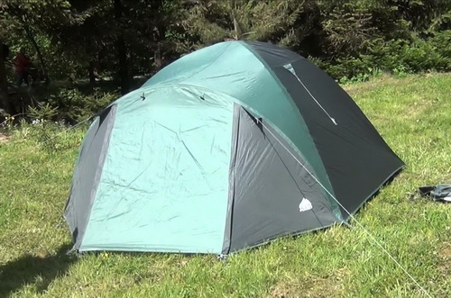 Установка туристической палатки и тента
